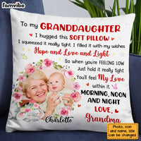 Personalized To My Granddaughter Elephant Photo Pillow NB21 32O28 thumb 1
