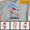 Personalized Christmas I Love Being A Grandma Snowman Shirt - Hoodie - Sweatshirt NB24 23O69 1