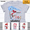 Personalized Christmas I Love Being A Grandma Snowman Shirt - Hoodie - Sweatshirt NB24 23O69 1