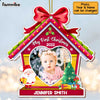 Personalized Photo Frame Baby's First Christmas Ornament NB22 58O47 1