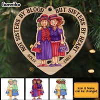 Personalized Old Friends Sisters By Heart Ornament NB21 30O58 thumb 1