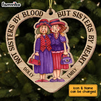 Personalized Old Friends Sisters By Heart Ornament NB21 30O58 thumb 1