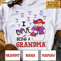 Personalized Love Being A Grandma Shirt - Hoodie - Sweatshirt NB42 30O53 thumb 1