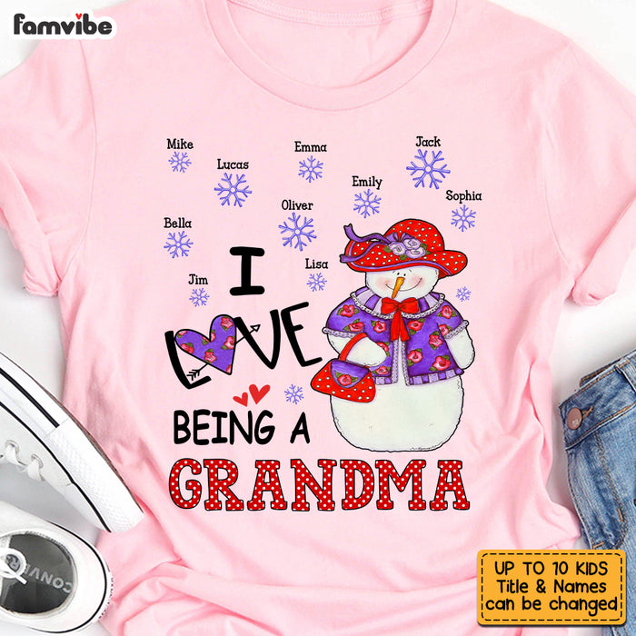 Personalized Love Being A Grandma Shirt - Hoodie - Sweatshirt NB42 30O53 1