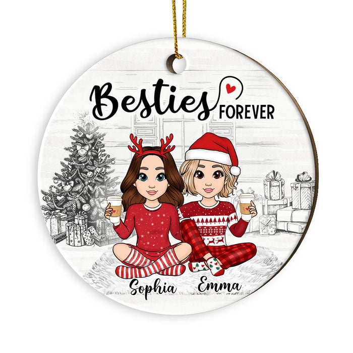 Personalized Friendship Friends Forever Circle Ornament NB32 23O28 1
