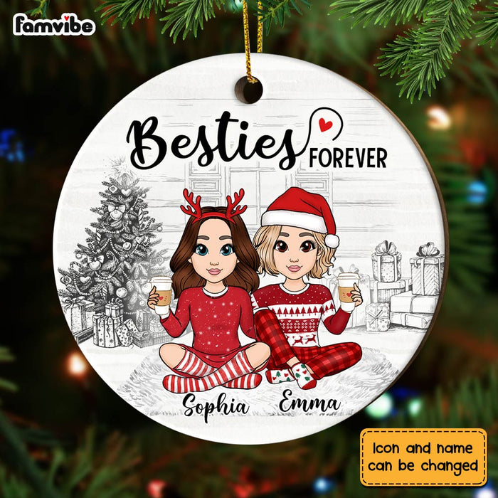 Personalized Friendship Friends Forever Circle Ornament NB32 23O28 1