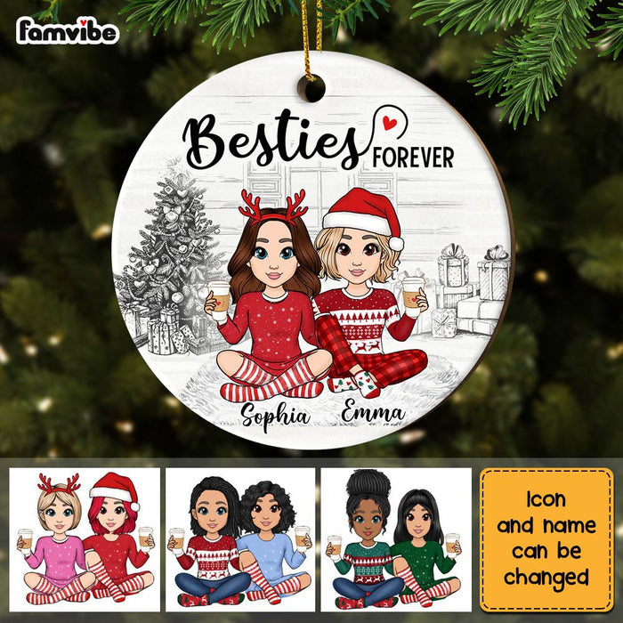 Personalized Friendship Friends Forever Circle Ornament NB32 23O28 1