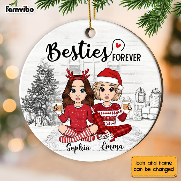 Personalized Friendship Friends Forever Circle Ornament NB32 23O28 1
