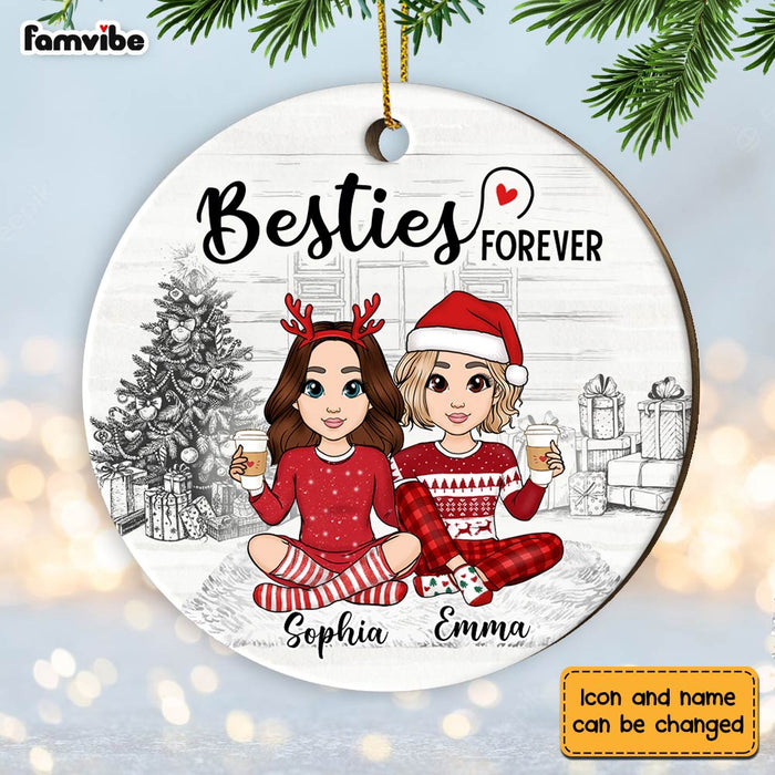 Personalized Friendship Friends Forever Circle Ornament NB32 23O28 1