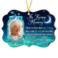 Personalized Memo Those We Love Don't Go Away Benelux Ornament NB32 32O53 thumb 1
