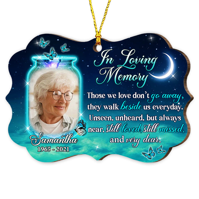 Personalized Memo Those We Love Don't Go Away Benelux Ornament NB32 32O53 1