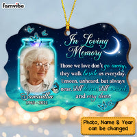 Personalized Memo Those We Love Don't Go Away Benelux Ornament NB32 32O53 thumb 1