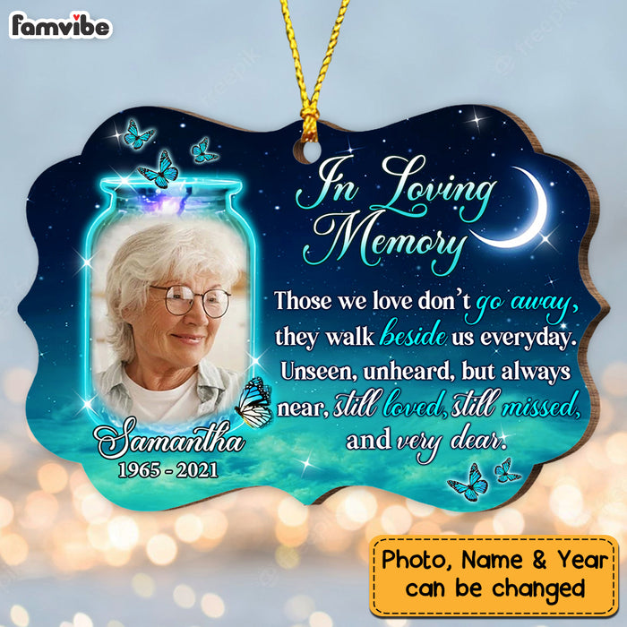 Personalized Memo Those We Love Don't Go Away Benelux Ornament NB32 32O53 1