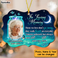 Personalized Memo Those We Love Don't Go Away Benelux Ornament NB32 32O53 thumb 1