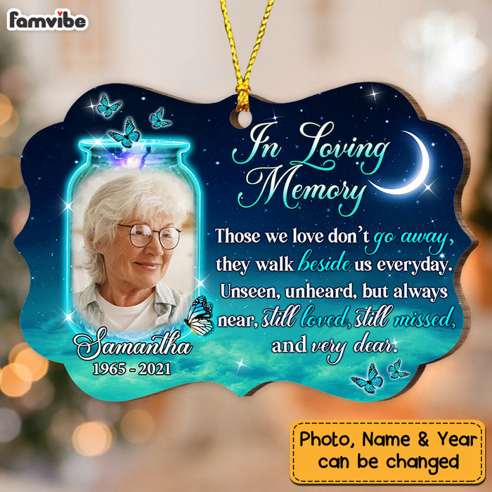 Personalized Memo Those We Love Don't Go Away Benelux Ornament NB32 32O53 1