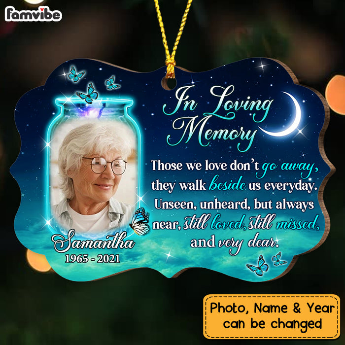 Personalized Memo Those We Love Don't Go Away Benelux Ornament NB32 32O53 1