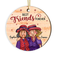 Personalized Friends Forever Circle Ornament NB33 36O28 thumb 1