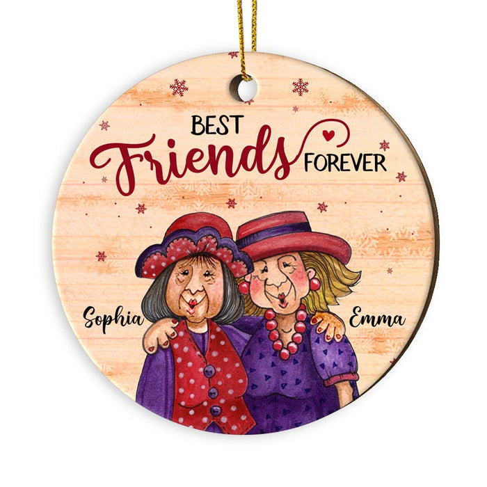 Personalized Friends Forever Circle Ornament NB33 36O28 1