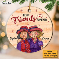 Personalized Friends Forever Circle Ornament NB33 36O28 thumb 1