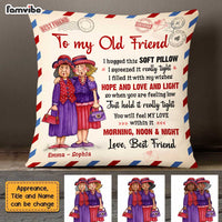 Personalized To My Old Friends Hug This Pillow NB41 30O47 thumb 1
