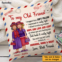 Personalized To My Old Friends Hug This Pillow NB41 30O47 thumb 1