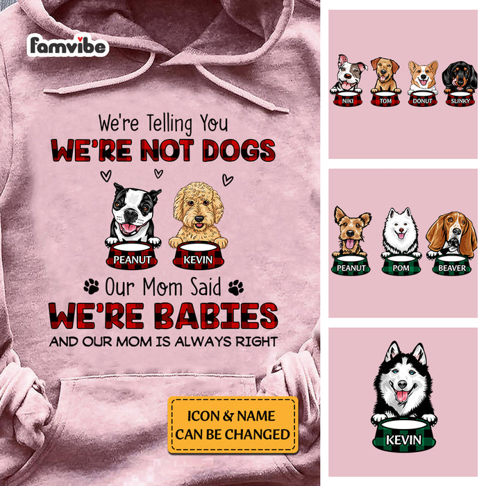 Personalized Our Mom Said We're Babies Shirt - Hoodie - Sweatshirt NB55 36O73 1