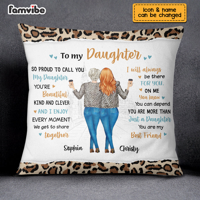 Personalized Proud To Call You My Daughter Pillow NB53 30O73 1