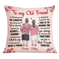Personalized Old Friends Senior Lady Friendship Thank You Pillow NB71 58O53 thumb 1