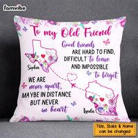 Personalized To My Old Friend Long Distance Pillow NB42 23O58 thumb 1