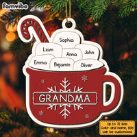 Personalized Grandma Sugar Cocoa Marshmallows Ornament NB71 36O28 thumb 1