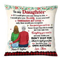Personalized To My Daughter Christmas Pillow NB71 23O28 thumb 1
