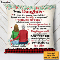 Personalized To My Daughter Christmas Pillow NB71 23O28 thumb 1