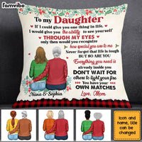 Personalized To My Daughter Christmas Pillow NB71 23O28 thumb 1