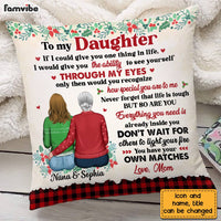 Personalized To My Daughter Christmas Pillow NB71 23O28 thumb 1