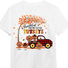 Personalized Grandma Thankful For My Little TurKeys Fall Truck Shirt - Hoodie - Sweatshirt NB52 32O28 1