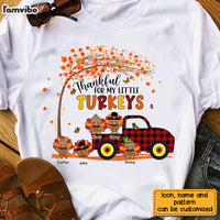 Personalized Grandma Thankful For My Little TurKeys Fall Truck Shirt - Hoodie - Sweatshirt NB52 32O28 thumb 1