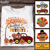 Personalized Grandma Thankful For My Little TurKeys Fall Truck Shirt - Hoodie - Sweatshirt NB52 32O28 thumb 1
