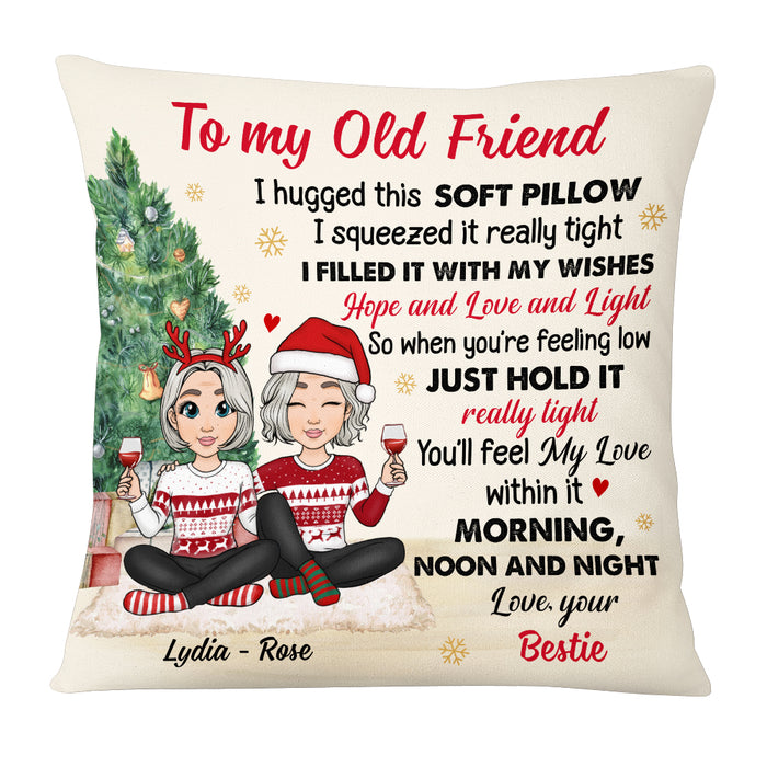 Personalized Old Friends Pillow NB82 85O53 1