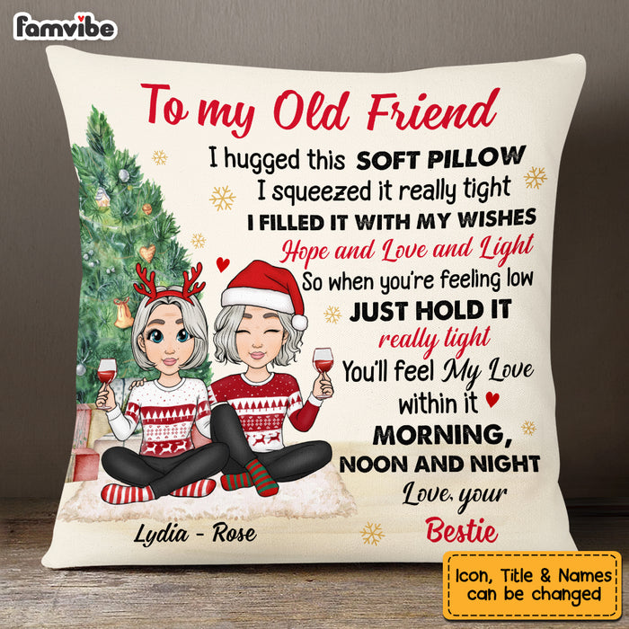 Personalized Old Friends Pillow NB82 85O53 1