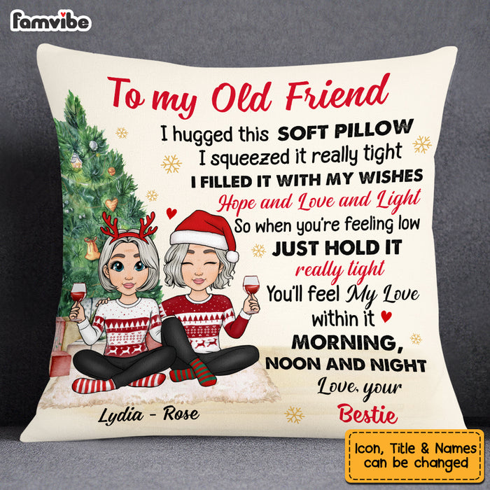 Personalized Old Friends Pillow NB82 85O53 1