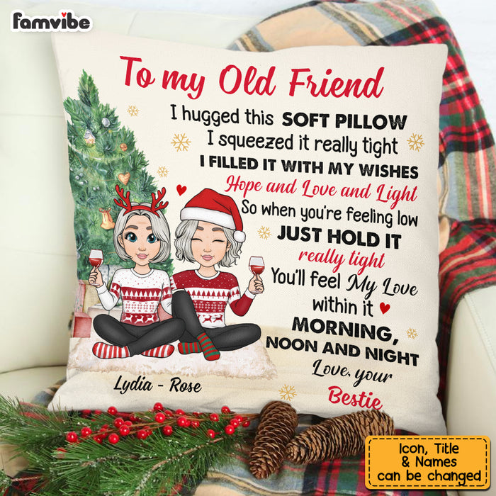 Personalized Old Friends Pillow NB82 85O53 1