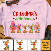 Personalized Grandma's Little Reindeer Shirt - Hoodie - Sweatshirt NB91 23O28 thumb 1