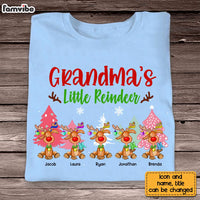 Personalized Grandma's Little Reindeer Shirt - Hoodie - Sweatshirt NB91 23O28 thumb 1