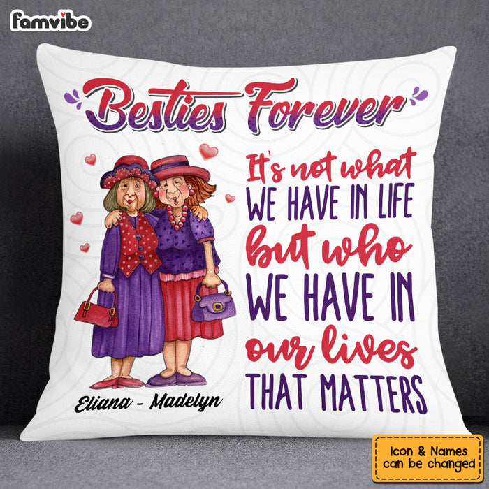 Personalized Friendship Friends Forever Old Friends Pillow NB93 23O53 1