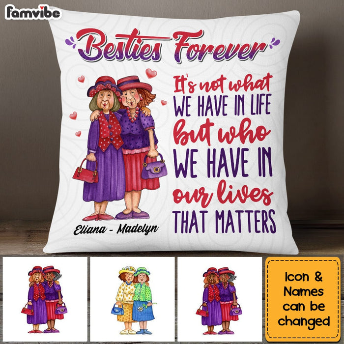 Personalized Friendship Friends Forever Old Friends Pillow NB93 23O53 1