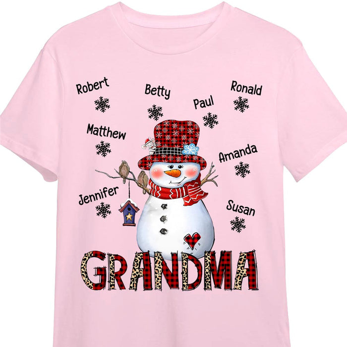 Personalized Grandma Snow Lady Shirt - Hoodie - Sweatshirt NB72 30O58 1