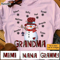 Personalized Grandma Snow Lady Shirt - Hoodie - Sweatshirt NB72 30O58 thumb 1