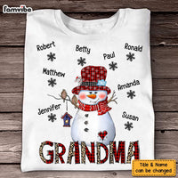 Personalized Grandma Snow Lady Shirt - Hoodie - Sweatshirt NB72 30O58 thumb 1
