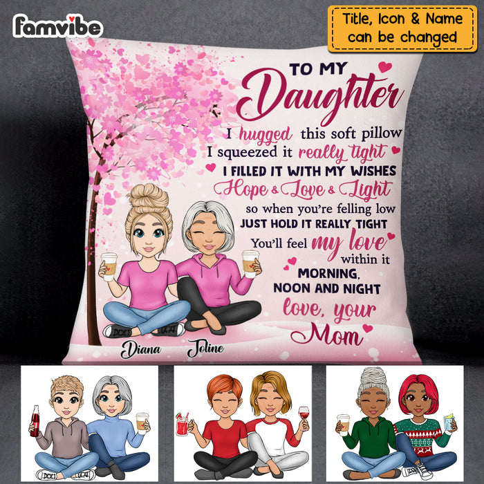Personalized Daughter Pillow NB72 85O69 1