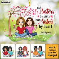 Personalized Friends Not Sisters By Birth But Sisters By Heart Benelux Ornament NB82 32O53 thumb 1